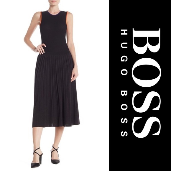 hugo boss midi dress